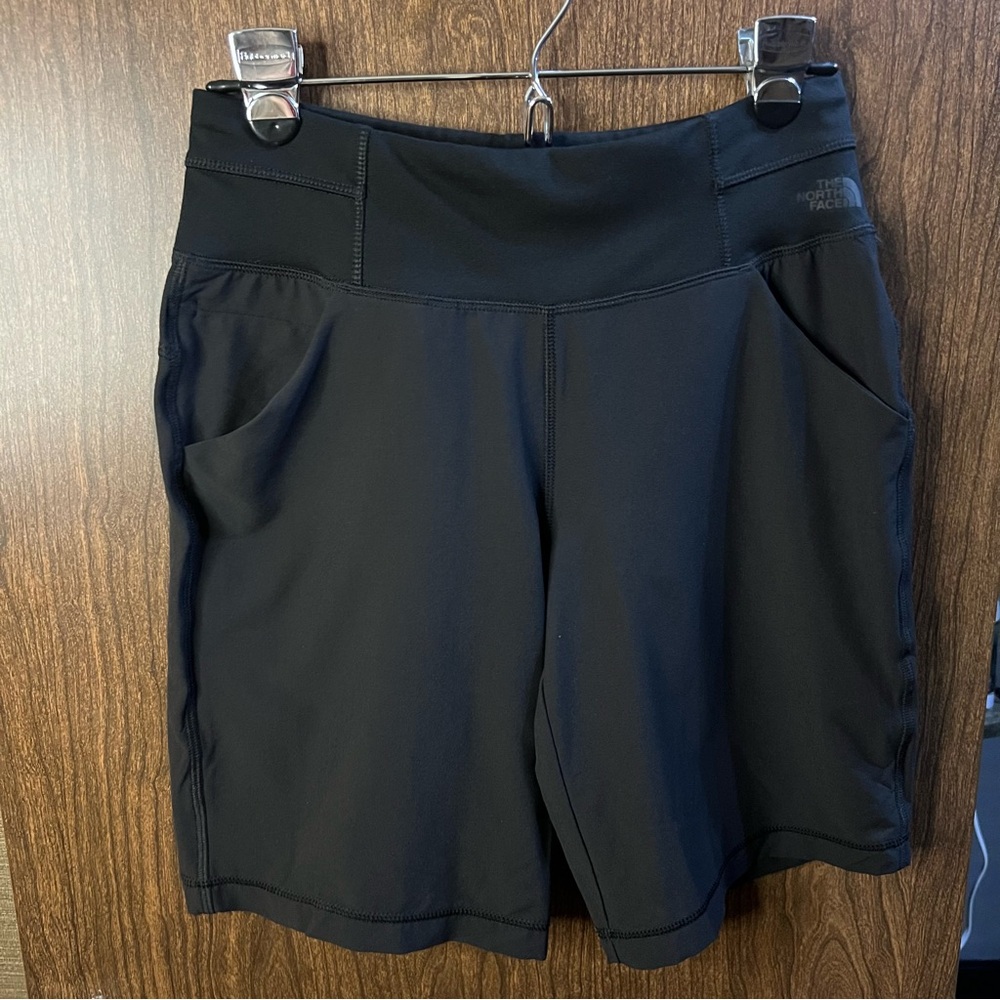 The North Face Shorts Black FlashDry Bike Running Hiking 10in size XS